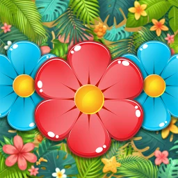 Ícone de Match 3 Flowers