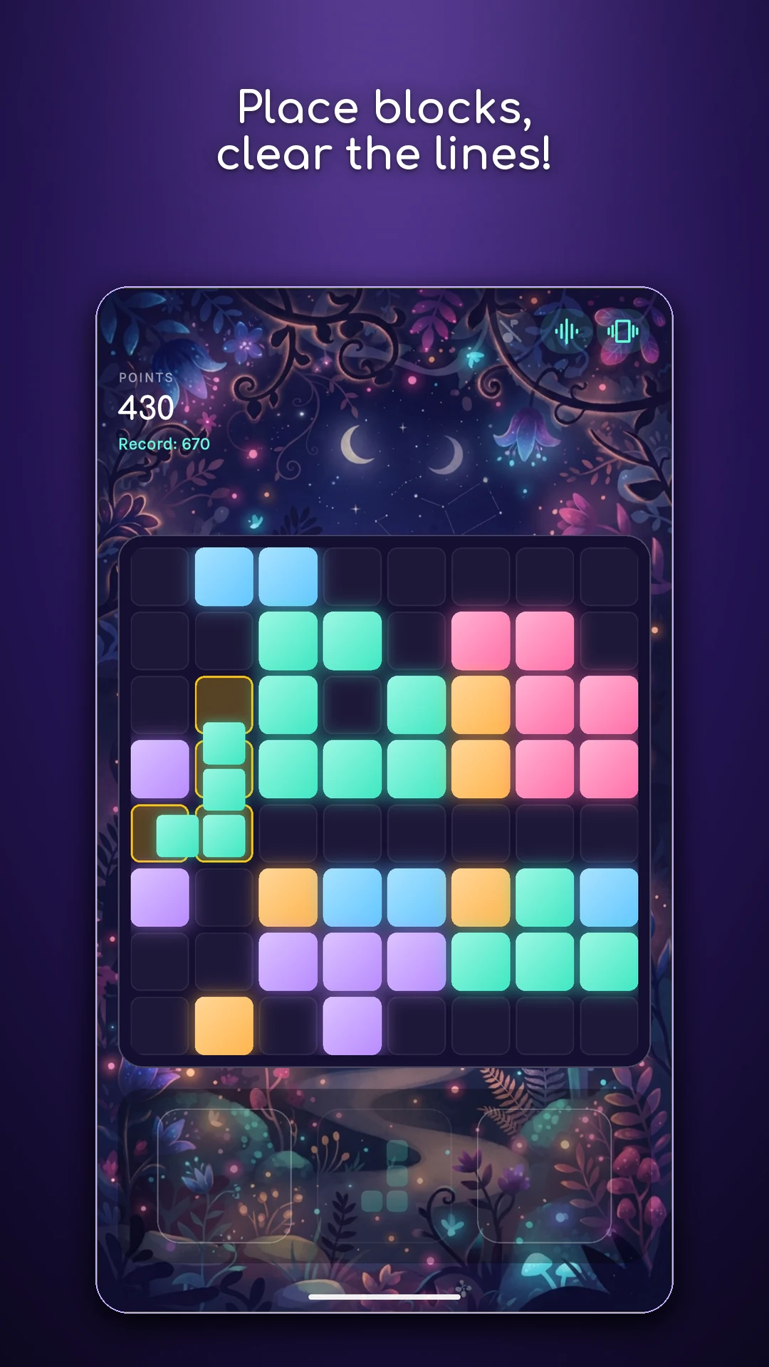 Block Puzzle: Aurena Moonlight screenshot